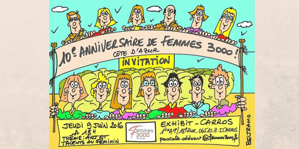 Femmes 3000 Côte d&rsquo;Azur fête ses 10 ans !