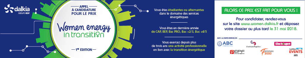 Prix Dalkia Women Energy in Transition