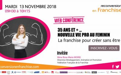 Web conférence – mardi 13 novembre de 9h30 à 10h15