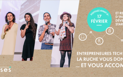Nous y sommes : notre appel à candidatures pour Les Ambitieuses, édition 2, programme d’accélération de 6 mois dédié aux femmes entrepreneures Tech For Good est lancé !