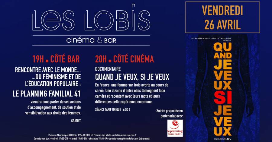 Projection film documentaire le 26 avril 2019
