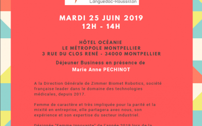 Déjeuner avec Marie-Anne Pechinot