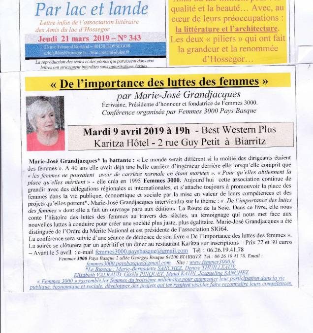 Délégation Pays Basque – Revue de presse