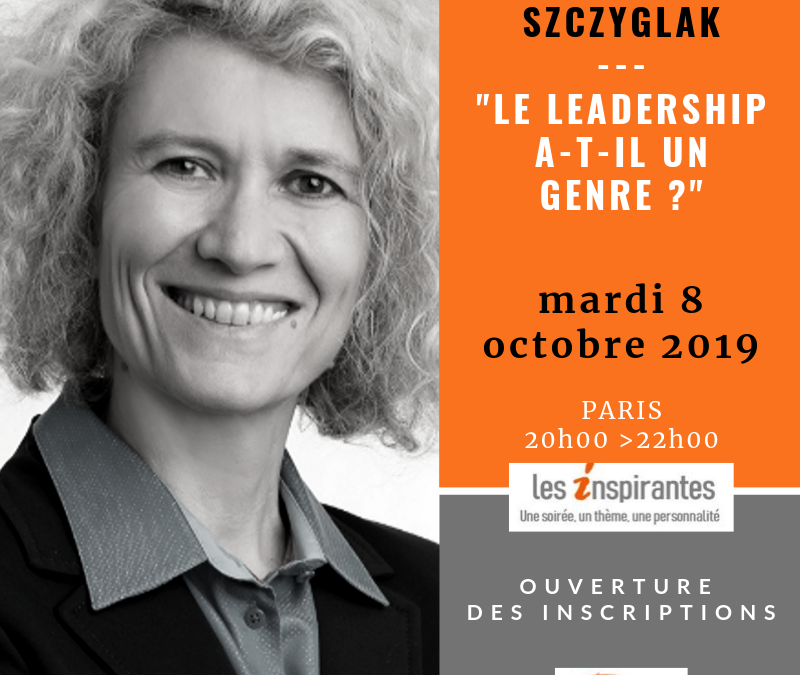 Le Leadership a-t-il un genre? – 8 octobre 2019