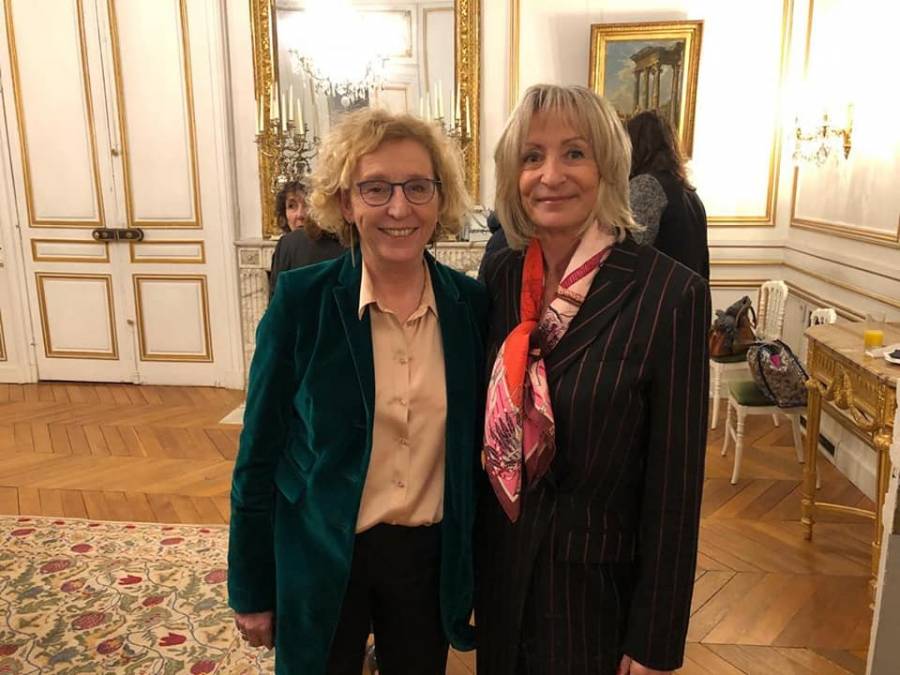 Alyne Bouix ambassadrice de l&rsquo;égalité rencontre Muriel Pénicaud