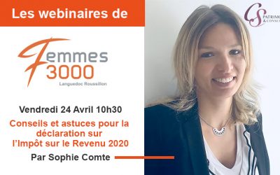 Conseils et astuces sur la déclaration IR 2020 Sophie Comte