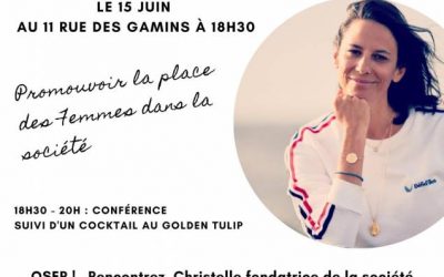 Les WE Days 2022 : le 15 juin avec Christelle Gauzet, Défi d’elles