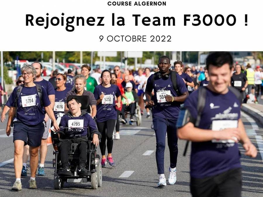 Femmes 3000 BDR court et marche pour Algernon