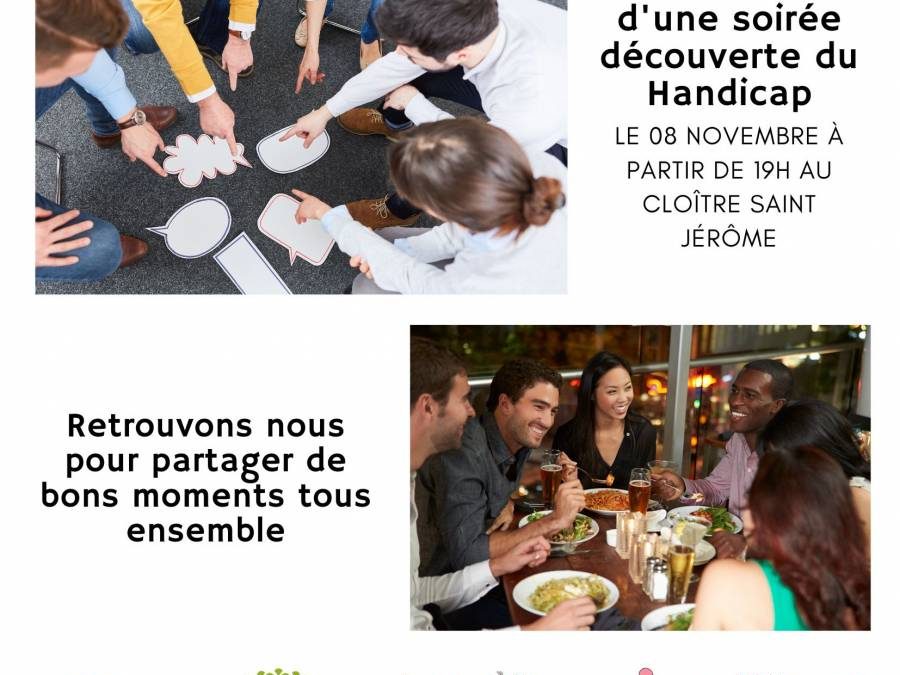 Soirée thématique Handicap avec Femmes 3000 BDR le 8 novembre à Marseille
