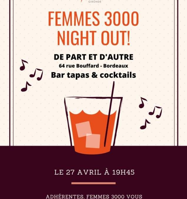 Soirée cocktails le jeudi 27 avril rdv à 19H45 au De part et d’autre Bar Restaurant